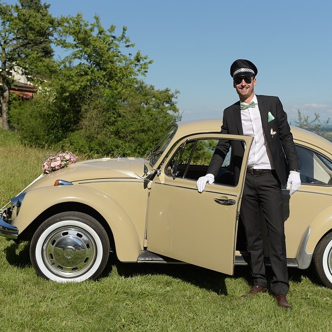 Hochzeitsauto VW-Käfer