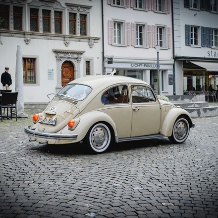 Hochzeitsauto VW-Käfer